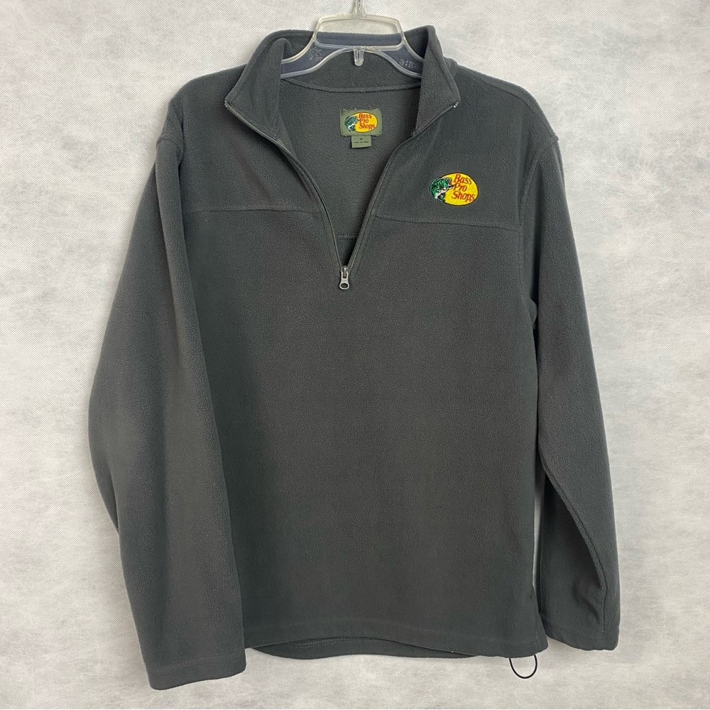 Bass Pro Shops Gray 1/4 Zip Sweatshirt